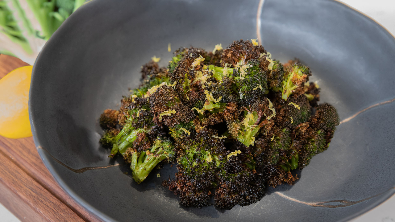 Convection Steam Roasted Lemon Broccoli