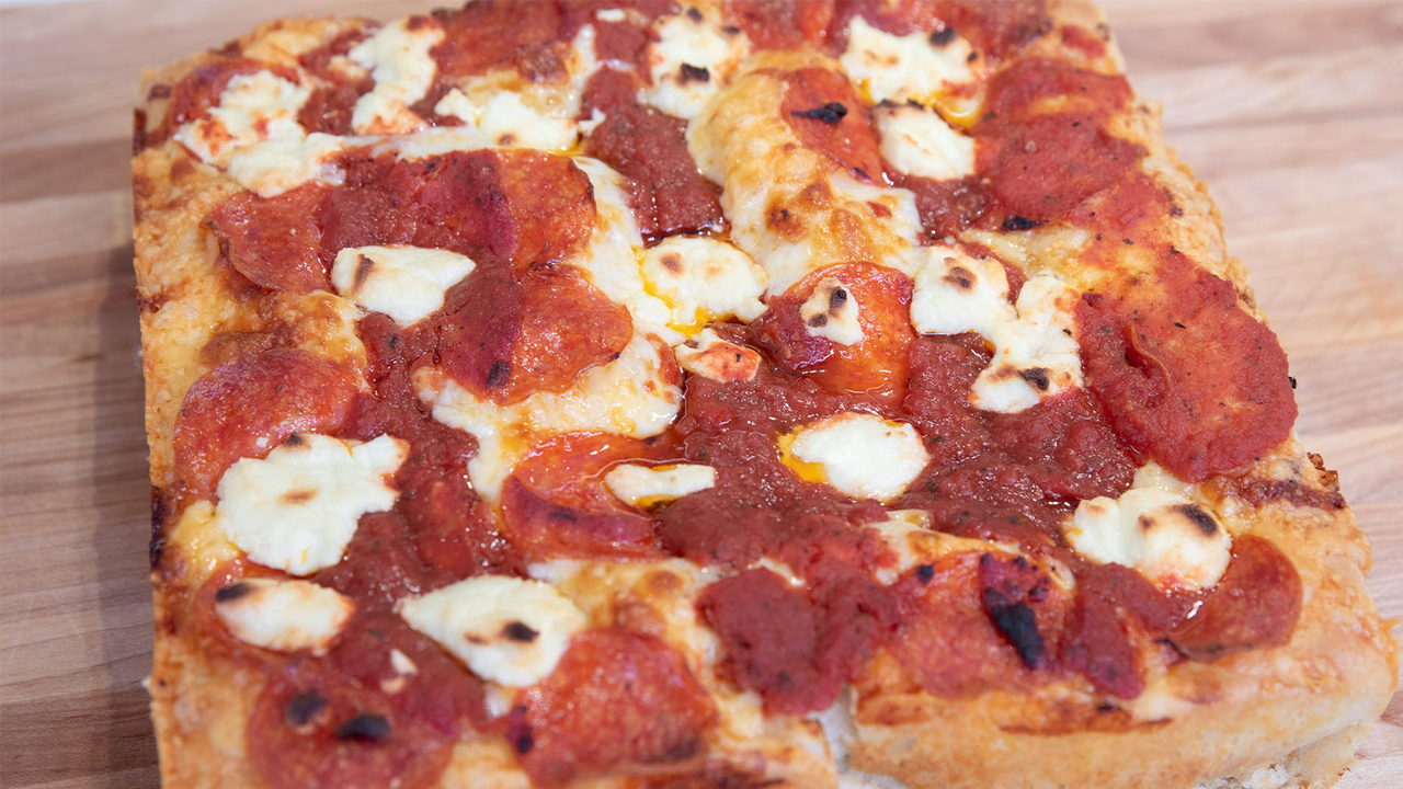 Detroit Style Pizza