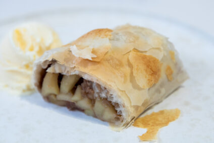 Apple Bourbon Strudel