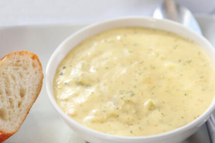 Silky Broccoli Soup with Fontina