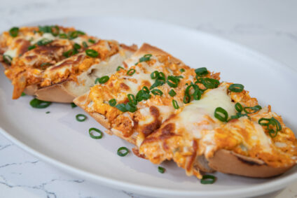 Buffalo Chicken Cheese Bread