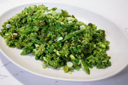 Spicy Herb Crispy Rice