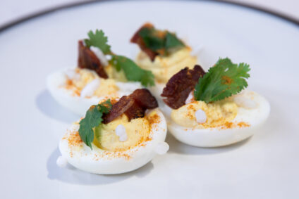 Vindaloo Deviled Eggs