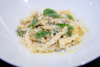 Melted Zucchini Lemon Pasta