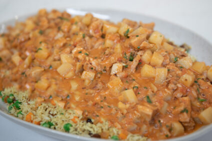 Coconut Chicken Curry with Celebration Rice