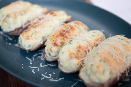 Sour Cream and Chive Twice Baked Potato
