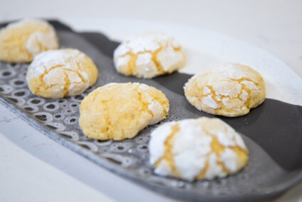 Lemon Crinkle Cookies