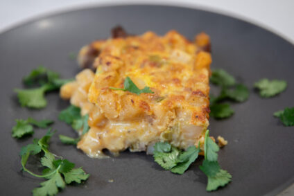 Green Chili, Sausage, and Egg Casserole