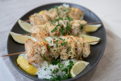 Baked Chicken Spiedini Skewers