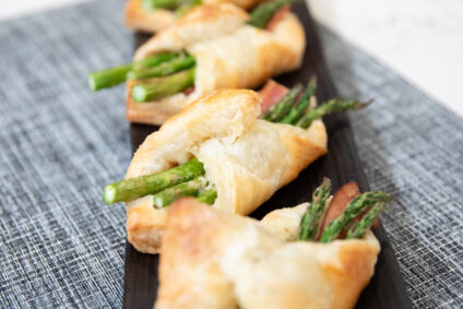 Asparagus Bacon Pastry Bundles