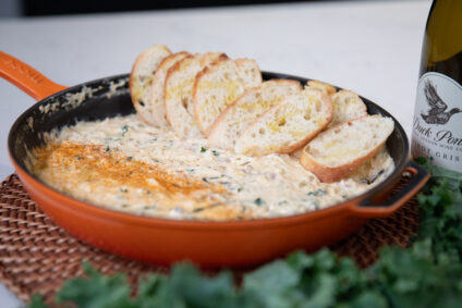 Bacon Artichoke Kale Dip