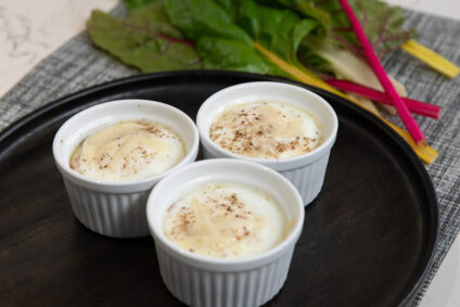 Individual Polenta Egg Bakes