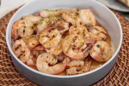 Ginger Honey Glazed Shrimp
