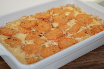 Chipotle Sweet Potato Gratin