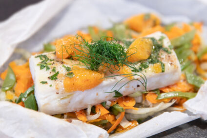 White Fish En Papillote