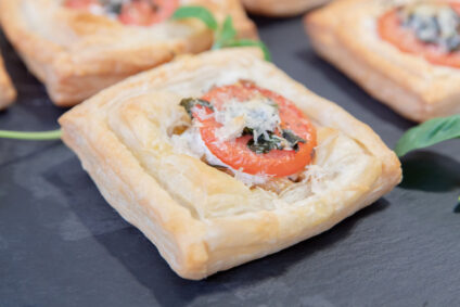 Tomato and Chèvre Tartlets